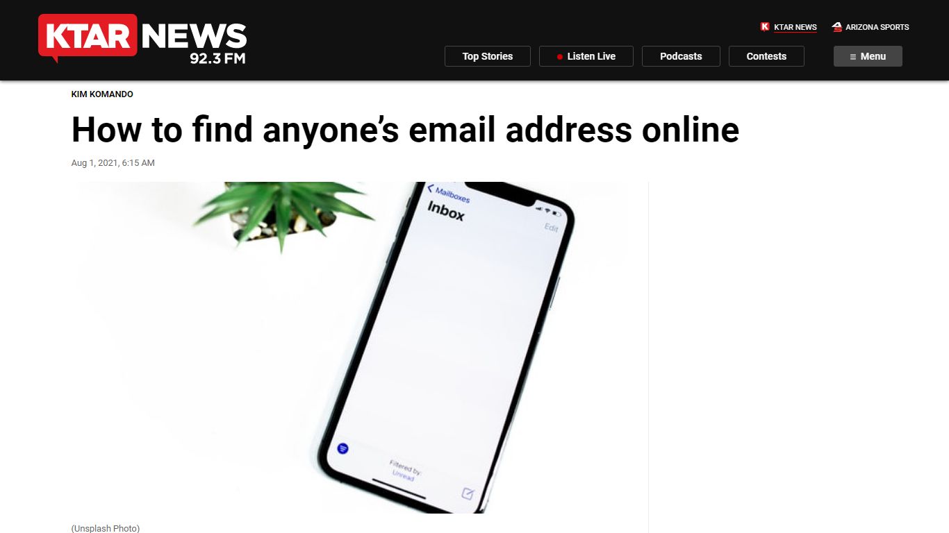 How to find anyone’s email address online - KTAR.com